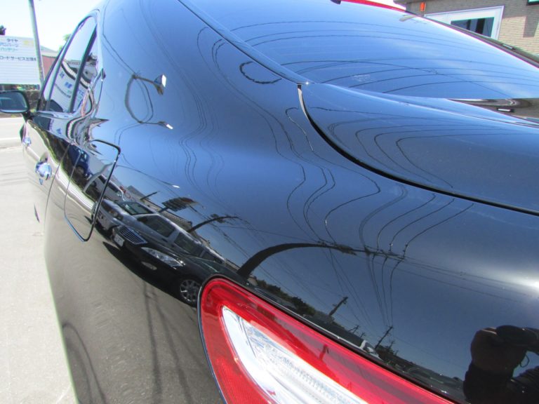 DIYでガラスコーティング、結果ムラだらけに!? リカバリーでグロスアーマー施工 レクサス/LS460 宮崎のカーコーティングショップ／ファイン・ファクトリー